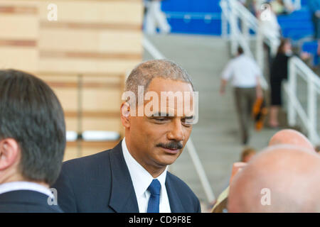 8. Juli 2010 - Aspen, Colorado, USA - uns Justizminister ERIC HOLDER am Aspen Idee Festival.  (Kredit-Bild: © Rustin Gudim/ZUMApress.com) Stockfoto