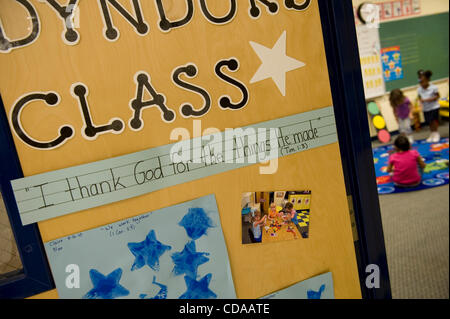 Acworth, Georgien--North Cobb Christian School schreibt Kursteilnehmer ab 3 Jahren bis zur 12. Klasse.    © Robin Nelson Stockfoto