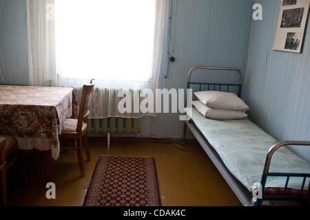 Sep 03, 2010 - Baikonur, Kasachstan - Sergei Korolev Schlafzimmer, Museum der Weltraumbahnhof Baikonur. (Kredit-Bild: © Veronika Lukasova/ZUMAPRESS.com) Stockfoto