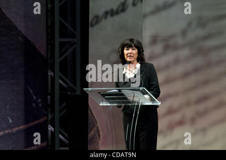 13. September 2010, Philadelphia, PA, USA - Christiane Amanpour, Anker von ABC News diese Woche, bei der Liberty-Preisverleihung für ehemalige Premierminister von England, Tony Blair. Blair wurde 2010 von der Liberty Medal.  (Kredit-Bild: (c) Ricky Fitchett/ZUMA Press) Fotograf: Ricky Fitch Stockfoto