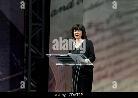 13. September 2010, Philadelphia, PA, USA - Christiane Amanpour, Anker von ABC News diese Woche, bei der Liberty-Preisverleihung für ehemalige Premierminister von England, Tony Blair. Blair wurde 2010 von der Liberty Medal.  (Kredit-Bild: (c) Ricky Fitchett/ZUMA Press) Fotograf: Ricky Fitch Stockfoto