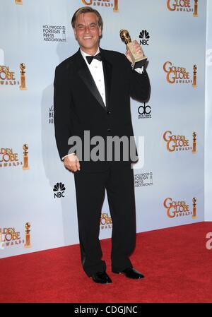 16. Januar 2011 - Los Angeles, Kalifornien, USA - Aaron Sorkin.68TH jährlichen GOLDEN AWARDS (Ankünfte) .held bei The Beverly Hilton Hotel., Los Angeles, CA. 16 Januar - 2011. K67383LONG (Kredit-Bild: © D. Long/Globe Photos/ZUMAPRESS.com) Stockfoto