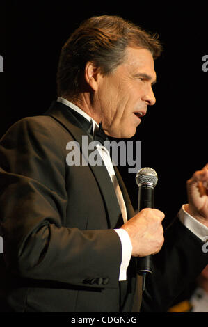 17. Januar 2011 Adressen - Austin, Texas, USA - Texas-Gouverneur Rick Perry Anhänger an seinem vierten Eröffnungsfeier im The Palmer Events Center in Austin, Texas am 18.01.2011... 2011.K67393JN. (Kredit-Bild: © Jeff Newman/Globe Photos/ZUMAPRESS.com) Stockfoto