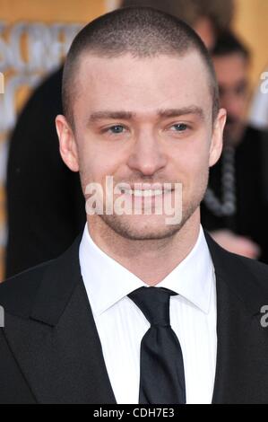 30. Januar 2011 statt im Shrine Auditorium, Los Angeles - Los Angeles, Kalifornien, USA - Sänger/Schauspieler JUSTIN TIMBERLAKE bei den 17. jährliche SAG Awards. (Kredit-Bild: © Jeff Frank/ZUMAPRESS.com) Stockfoto