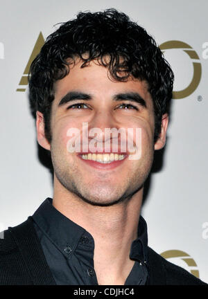 26. Februar 2011 kommt anläßlich seines Geburtstages im Lavo Nachtclub The Palazzo am 26. Februar 2011 in Las Vegas, Nevada - Las Vegas, Nevada, USA - Schauspieler DARREN CRISS.  Kreuz und quer gedreht am 5. Februar 24. (Kredit-Bild: © David Becker/ZUMAPRESS.com) Stockfoto