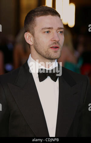 28. Februar 2011 - Hollywood, Kalifornien, USA - JUSTIN TIMBERLAKE.83rd Annual Academy Awards - Oscars.Kodak Theatre.Hollywood, Ca.March 27, 2011. K67709RHARV. (Kredit-Bild: © Roger Harvey/Globe Photos/ZUMAPRESS.com) Stockfoto