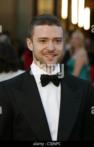 28. Februar 2011 - Hollywood, Kalifornien, USA - JUSTIN TIMBERLAKE.83rd Annual Academy Awards - Oscars.Kodak Theatre.Hollywood, Ca.March 27, 2011. K67709RHARV. (Kredit-Bild: © Roger Harvey/Globe Photos/ZUMAPRESS.com) Stockfoto