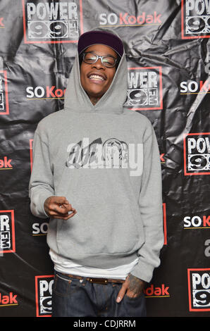 März 2 2011, Philadelphia Pa-USA-Rapper und Komponist, WIZ KHALIFA, am Xfinity Performance Theater in Philadelphia. Lokale Radiosender Power 99FM gestreamt live Internet Interview für seine Fans. (Kredit-Bild: (c) Ricky Fitchett/ZUMA Press) Fotograf: Ricky Fitchett Source: Ricky Fitchett Stockfoto