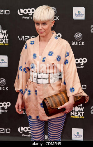 7. April 2011 besucht - Hollywood, Kalifornien, USA - ROBYN Logo Netzwerk '' New jetzt nächsten Awards'' in The Avalon. (Kredit-Bild: © Brian Cahn/ZUMAPRESS.com) Stockfoto