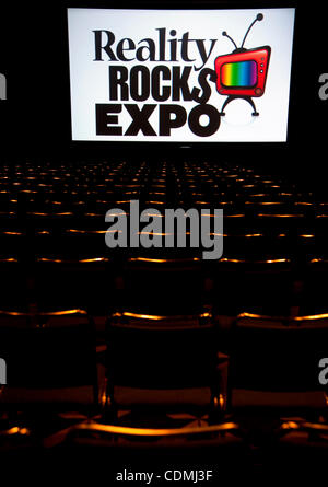 9. April 2011 - Los Angeles, Kalifornien, USA - Realität Felsen, zeigt das zweitägige Übereinkommen für Fans der Realität im Los Angeles Convention Center. Stockfoto