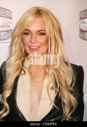 12. April 2011 - New York, New York, US - Schauspielerin LINDSAY LOHAN besucht die Pressekonferenz für den neuen Film "Gotti - drei Generationen" Sheraton Hotel statt. (Bild Kredit: Nancy Kaszerman/ZUMAPRESS.com ©) Stockfoto