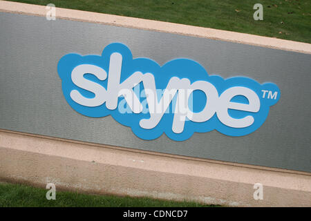 22. Mai 2011 - Palo Alto, Kalifornien, USA - US-Hauptquartier der Skype Inc. im Silicon Valley, benannt Skype Weg seinen Börsengang, weil es Microsofts $ 8,5 Milliarden Übernahmeangebot angenommen hat.  Dieser Kauf ist das teuerste in der Geschichte von Microsoft.  Die Unternehmen hoffen, vervollständigen Stockfoto