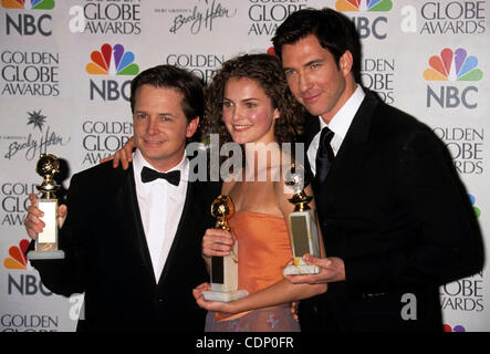 11. Juli 2011 - Hollywood, Kalifornien, US - K14575LR. MICHAEL J. FOX.56th Golden Awards, Los Angeles, CA. 1999 (Kredit-Bild: © Lisa Rose/Globe Photos/ZUMAPRESS.com) Stockfoto