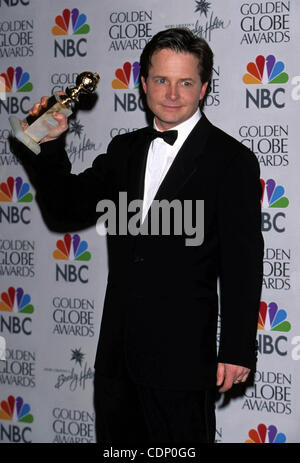 11. Juli 2011 - Hollywood, Kalifornien, US - K1457FB. MICHAEL J. FOX.56th Golden Awards, L.A,, CA. 1999 (Kredit-Bild: © Fitzroy Barrett/Globe Photos/ZUMAPRESS.com) Stockfoto