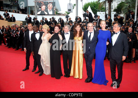 Jury-Mitglieder Johnnie To, Mahamat-Saleh Haroun, Nansun Shi, Martina Gusman, Jury-Präsident... Stockfoto