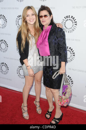 7. Juni 2011 - Los Angeles, Kalifornien, USA - Carrie Fisher, Tochter Teilnahme an Debbie Reynolds Hollywood Memorabilia Sammlung Auktion Held am Paley Center For Media In Beverly Hills, Kalifornien am 07.06.11. 2011 (Kredit-Bild: © D. Long/Globe Photos/ZUMAPRESS.com) Stockfoto