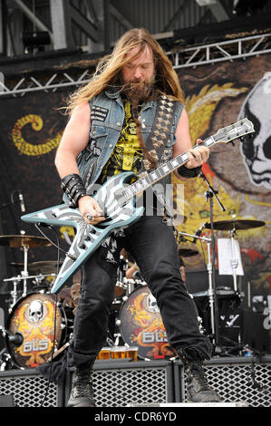 Mai. 22, 2011 - Columbus, Ohio; USA - Sänger / Gitarrist ZAKK WYLDE die Band Black Label Society im Rahmen des 5. tritt jährlichen Rock auf der Range-Musikfestival, das zu den Crew-Stadion stattfindet liegt in Columbus. Copyright 2011 Jason Moore. (Kredit-Bild: © Jason Moore/ZUMAPRES Stockfoto