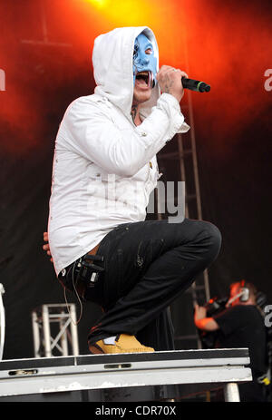 Mai. 22, 2011 - Columbus, Ohio; USA - führt Musiker HOLLYWOOD UNDEAD live als Teil der 5. jährlichen Rock auf der Range-Musik-Festival, die stattfindet am befindet sich in Columbus Crew Stadium. Copyright 2011 Jason Moore. (Kredit-Bild: © Jason Moore/ZUMAPRESS.com) Stockfoto