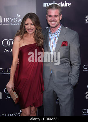 11. Juni 2011 - Los Angeles, Kalifornien, USA - REBECCA GAYHEART & ERIC DANE kommt für Chrysalis Butterfly Ball 10-jähriges Jubiläum im privaten Anwesen statt. (Kredit-Bild: © Lisa O'Connor/ZUMAPRESS.com) Stockfoto
