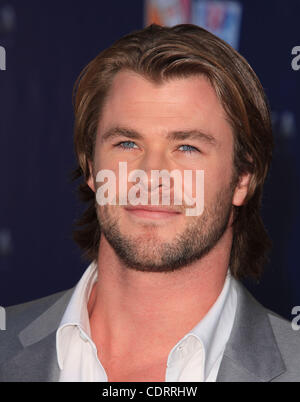 19. Juli 2011 kommt für die Premiere des Films "Captain America" im chinesischen Theater - Hollywood, Kalifornien, USA - CHRIS HEMSWORTH. (Kredit-Bild: © Lisa O'Connor/ZUMAPRESS.com) Stockfoto