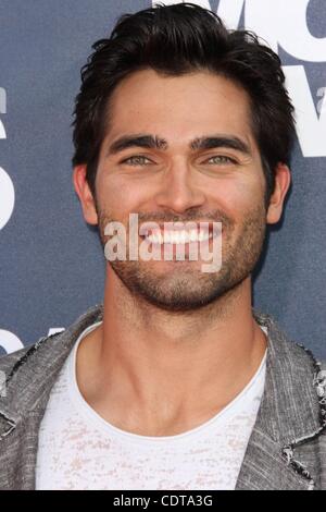 5. Juni 2011 - statt Los Angeles, Kalifornien, USA - Schauspieler TYLER HOECHLIN bei den MTV Movie Awards 2011 - Ankünfte im Gibson Amphitheater, Los Angeles. (Kredit-Bild: © Jeff Frank/ZUMAPRESS.com) Stockfoto