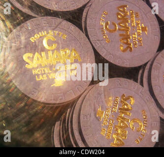 16. Mai 2011 Splitt - Las Vegas, Nevada, USA - Roulette aus der Sahara Hotel. Die letzte Stunde für die legendären 59-j hrige Sahara Hotel und Casino am Nachmittag des 16. Mai 2011 war bittersüß-düster, nostalgisch und doch gefüllt mit vielen schönen Erinnerungen an eine vergangene Ära in Las Vegas, Nevada. Aus seiner Stockfoto