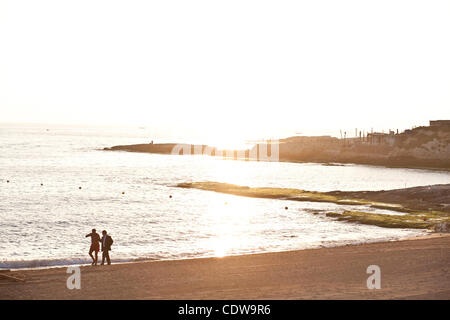 7. Juni 2011 - Beirut, Libanon - der Strand von der Corniche. (Kredit-Bild: © Veronika Lukasova/ZUMAPRESS.com) Stockfoto