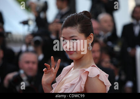 Kann 15,2011.Cannes Film Festival.Pictured: koreanischer Südschauspielerin Gianna Jun (Jun Ji-Hyun; Koreanisch: 전지현). Stockfoto