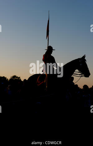 26. Juni 2011 - Ottawa, Ontario, Kanada - The Royal Canadian Mounted Police Präzision Kavallerie Bohrer als Teil der musikalischen Fahrt in Ottawa durchführen (Credit-Bild: © Marc DesRosiers/Southcreek Global/ZUMAPRESS.com) Stockfoto