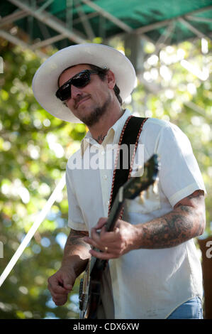 13. August 2011 - San Jose, Kalifornien, USA - ERIC LINDELL tritt am 22. jährliche Jazzfestival San Jose. (Kredit-Bild: © Jerome Brunet/Zuma Press) Stockfoto