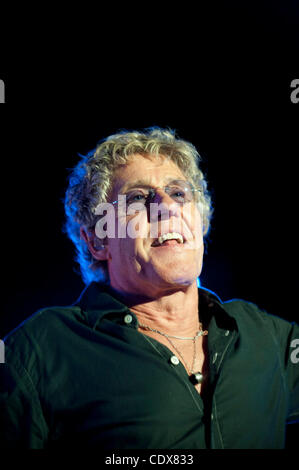 21. Oktober 2011 führt - San Jose, Kalifornien, USA - Sänger ROGER DALTREY von The Who live bei den San Jose Civic Auditorium. (Kredit-Bild: © Jerome Brunet / Zuma Press) Stockfoto