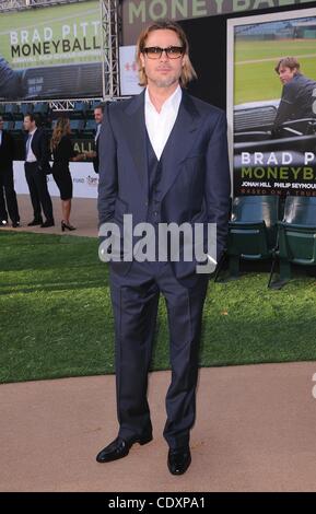 19. September 2011 - Hollywood, Kalifornien, USA - Welt-Premiere von "Moneyball" bei Paramount Theatre of the Arts in Oakland, CA 19.09.11 2011..BRAD PITT (Credit-Bild: © Scott Kirkland/Globe Photos/ZUMAPRESS.com) Stockfoto