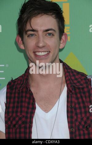 7. August 2011 - statt Los Angeles, Kalifornien, USA - 7. August 2011 - Los Angeles, Kalifornien, USA - Schauspieler KEVIN MCHALE bei 2011 Teen Choice Awards - Ankünfte auf GDer Gibson Amphitheater, Los Angeles. (Kredit-Bild: © Paul Fenton/ZUMAPRESS.com) Stockfoto