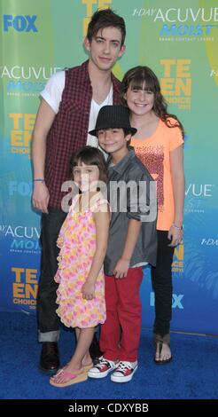 7. August 2011 - statt Los Angeles, Kalifornien, USA - 7. August 2011 - Los Angeles, Kalifornien, USA - Schauspieler KEVIN MCHALE bei 2011 Teen Choice Awards - Ankünfte auf GDer Gibson Amphitheater, Los Angeles. (Kredit-Bild: © Paul Fenton/ZUMAPRESS.com) Stockfoto