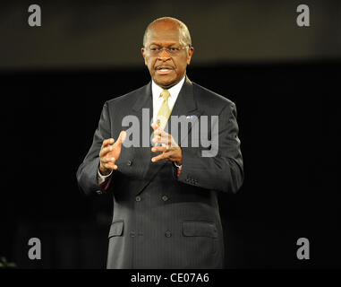 5. September 2011 - Columbia, South Carolina; USA - HERBERT CAIN nimmt Teil an der amerikanischen Prinzipien Projekt Palmetto Freedom Forum, die an der Columbia Convention Center in der Innenstadt von Columbia stattfindet. Copyright 2011 Jason Moore. (Kredit-Bild: © Jason Moore/ZUMAPRESS.com) Stockfoto