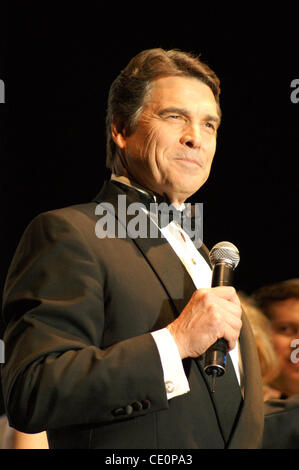 17. Januar 2011 Adressen - Austin, Texas, USA - Texas-Gouverneur Rick Perry Anhänger an seinem vierten Eröffnungsfeier im The Palmer Events Center in Austin, Texas am 18.01.2011... 2011.K67393JN. (Kredit-Bild: © Jeff Newman/Globe Photos/ZUMAPRESS.com) Stockfoto