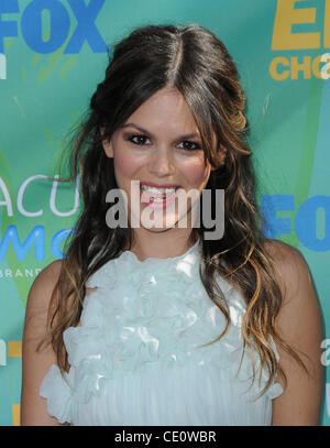 7. August 2011 kommt - Los Angeles, Kalifornien, USA - RACHEL BILSON für den Teen Choice Awards 2011 auf der Gibson Ampitheater. (Kredit-Bild: © Lisa O'Connor/ZUMAPRESS.com) Stockfoto