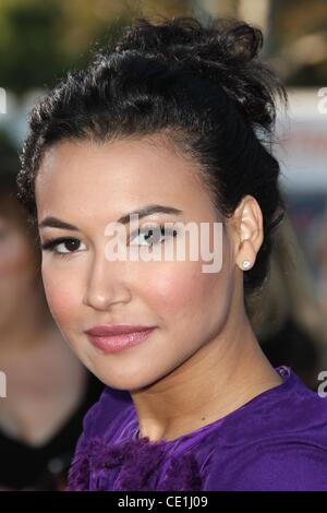 6. August 2011 - Los Angeles, Kalifornien, USA - Schauspielerin NAYA RIVERA auf Glee 3D Concert Movie Weltpremiere im Dorf Theater statt. (Kredit-Bild: © Jeff Frank/ZUMAPRESS.com) Stockfoto