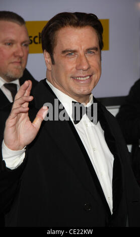 John Travolta die Goldene Kamera (Goldene Kamera) Awards am Ullsteinhalle der Axel Springer AG. Berlin, Deutschland - 05.02.2011 Stockfoto