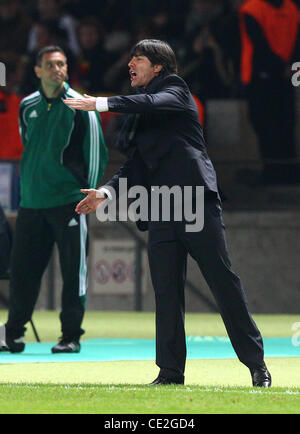 Jogi Löw, Deutschland vs. Türkei Euro Cup 2012-Qualifikation am Olympiastadion. Berlin, Deutschland - 08.10.2010 Stockfoto