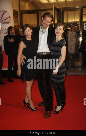 Alexandra Neldel; Goetz Otto; Nadja Becker bei der Premiere von "sterben Wanderhure' an Astor Film Lounge Berlin - 29.09.10 Stockfoto