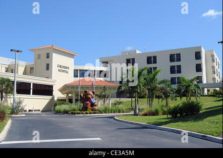 St. Mary's Medical Center wo schwangere Sängerin Celine Dion in Florida in dem Bemühen, der Star-Zwillinge vor einer Frühgeburt retten hospitalisiert worden. West Palm Beach, Florida - 17.10.10 Stockfoto