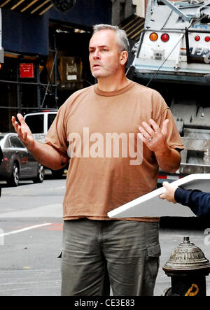 Richard Hatch "Überlebender" Serie Gewinner des ersten Dreharbeiten zu einem Projekt in Midtown New York City, USA - 29.10.10 Stockfoto