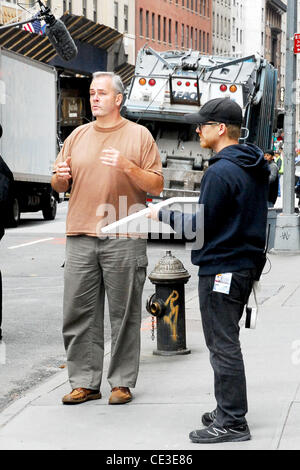 Richard Hatch "Überlebender" Serie Gewinner des ersten Dreharbeiten zu einem Projekt in Midtown New York City, USA - 29.10.10 Stockfoto