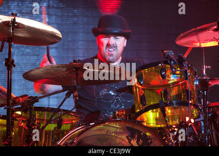 Jason Bonham Jason Bonham Led Zeppelin Erfahrung führt bei den Best Buy Theater New York City, USA - 08.11.10 Stockfoto