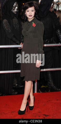 Katie Leung Weltpremiere von "Harry Potter und die Heiligtümer des Todes Teil 1" statt im Odeon Leicester Square - Ankünfte.  London, England - 11.11.10 Stockfoto