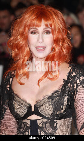 Cher "Burlesque" UK Filmpremiere bei Empire Leicester Square - Ankünfte statt. London, England - 13.12.10 Stockfoto