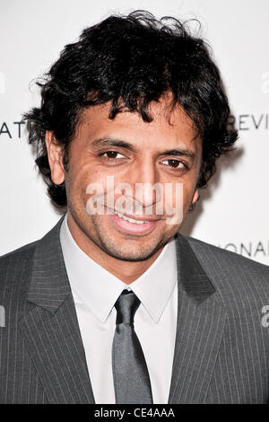 M. Night Shyamalan der 63. National Board of Review der Motion Pictures Gala, statt bei Cipriani 42nd Street - Ankunft New York City, USA - 11.01.11 Stockfoto