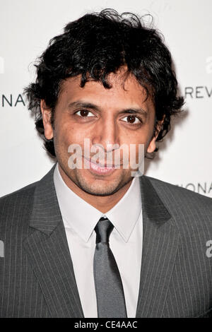 M. Night Shyamalan der 63. National Board of Review der Motion Pictures Gala, statt bei Cipriani 42nd Street - Ankunft New York City, USA - 11.01.11 Stockfoto