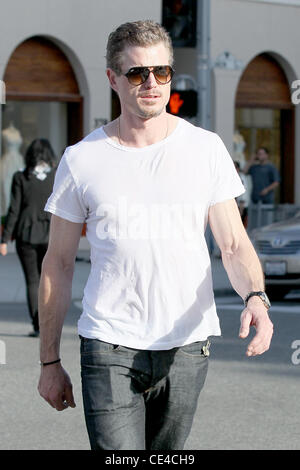 Eric Dane "Greys Anatomy"-star Läufe Besorgungen in Beverly Hills, Los Angeles, Kalifornien - 14.01.11 Stockfoto